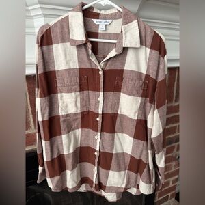 Old Navy Boyfriend Shirt Flannel